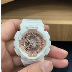 Casio Watch women's gold and white rainbow